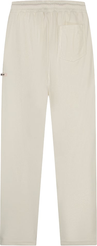 Croyez Croyez Plisse Straight Leg Pants Wit