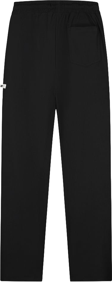 Croyez Croyez Plisse Straight Leg Pants Zwart