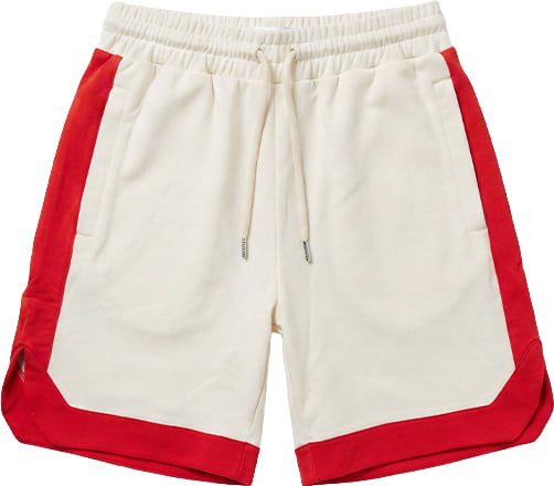 Croyez Croyez Jersey Sport Shorts Wit