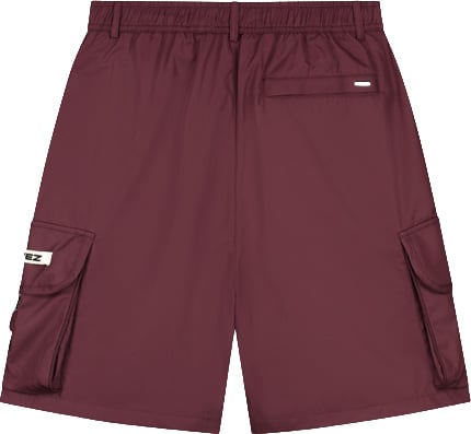 Croyez Etiquette Nylon Shorts Maroon