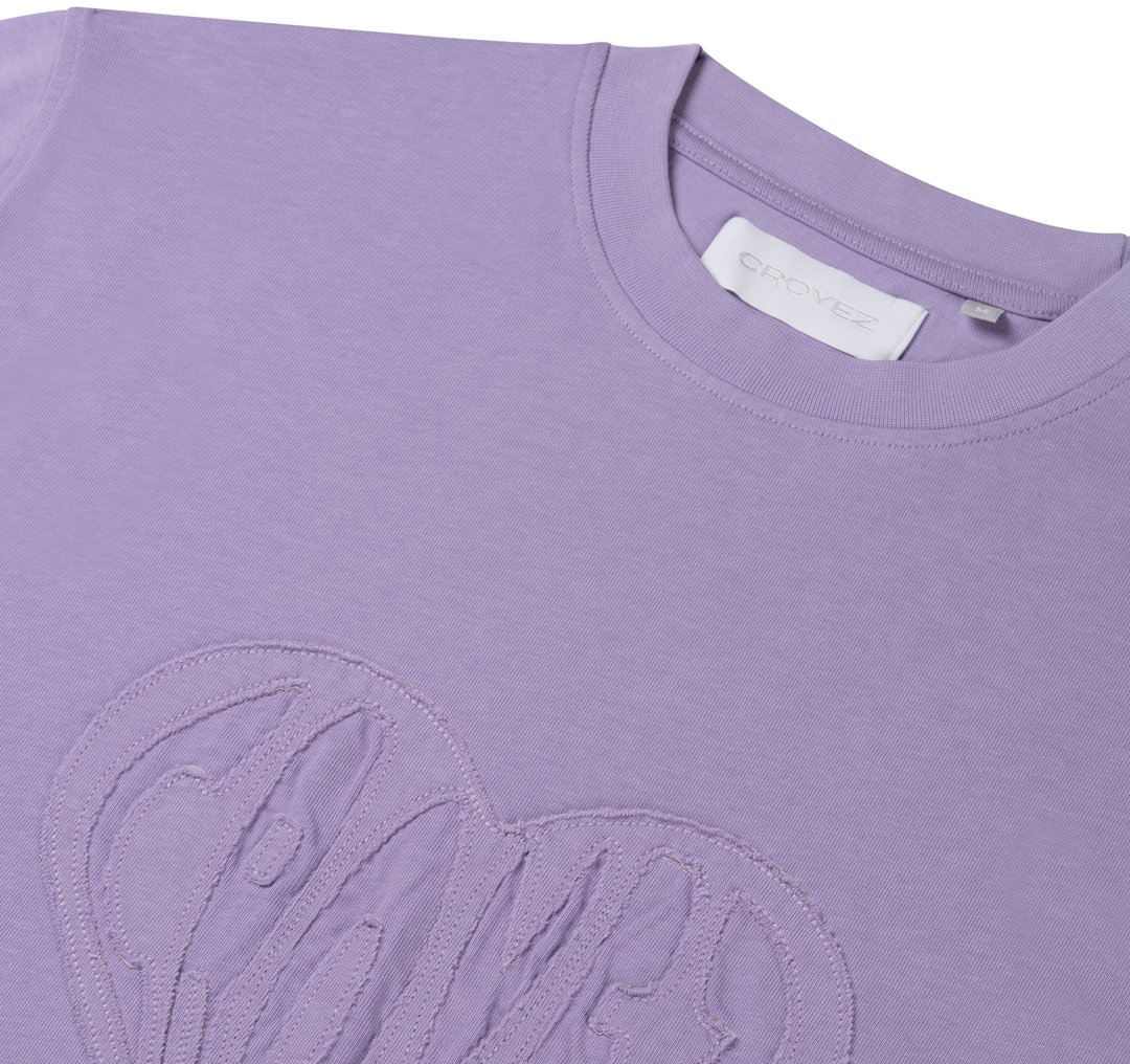 Croyez Cut Out Heart T-Shirts CR1-HS25-51 Lilac Divers