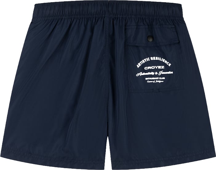 Croyez Enthusiast Club Swim Short CR1-HSW24-09 Blue/White Blauw