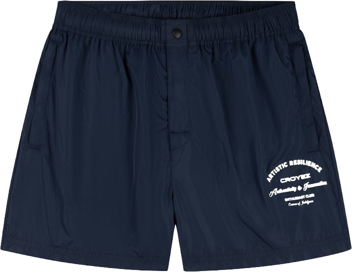 Croyez Enthusiast Club Swim Short CR1-HSW24-09 Blue/White Blauw