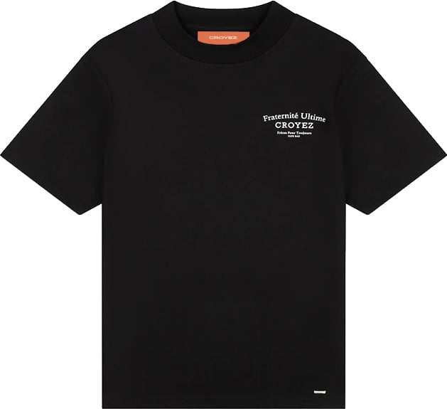 Croyez Fraternite T-Shirt CM2-SS25-05 Black Zwart