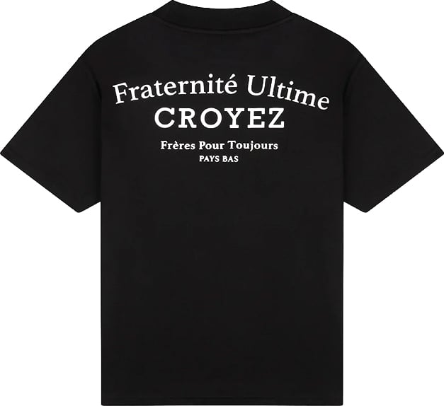 Croyez Fraternite T-Shirt CM2-SS25-05 Black Zwart
