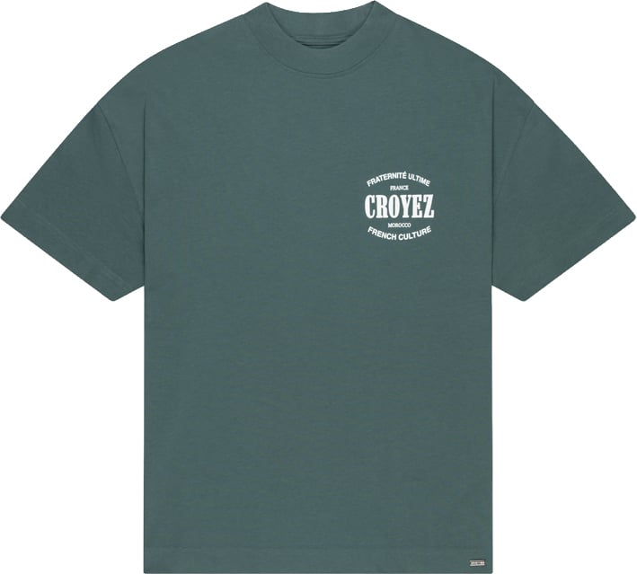 Croyez Stamp T-Shirt CR1-HS25-33 Green Groen