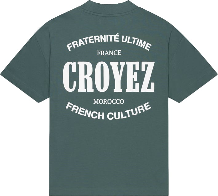 Croyez Stamp T-Shirt CR1-HS25-33 Green Groen