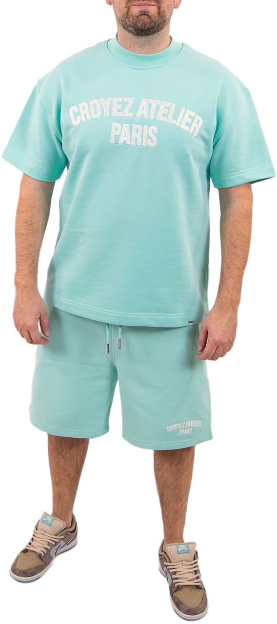 Croyez Heavyweight Atelier T-Shirt Blauw