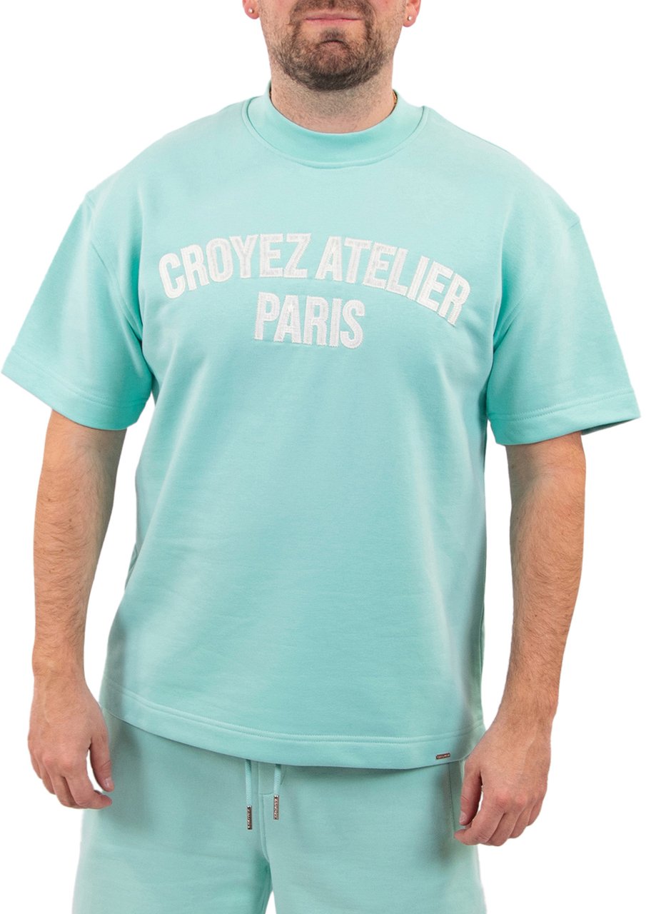 Croyez Heavyweight Atelier T-Shirt Blauw