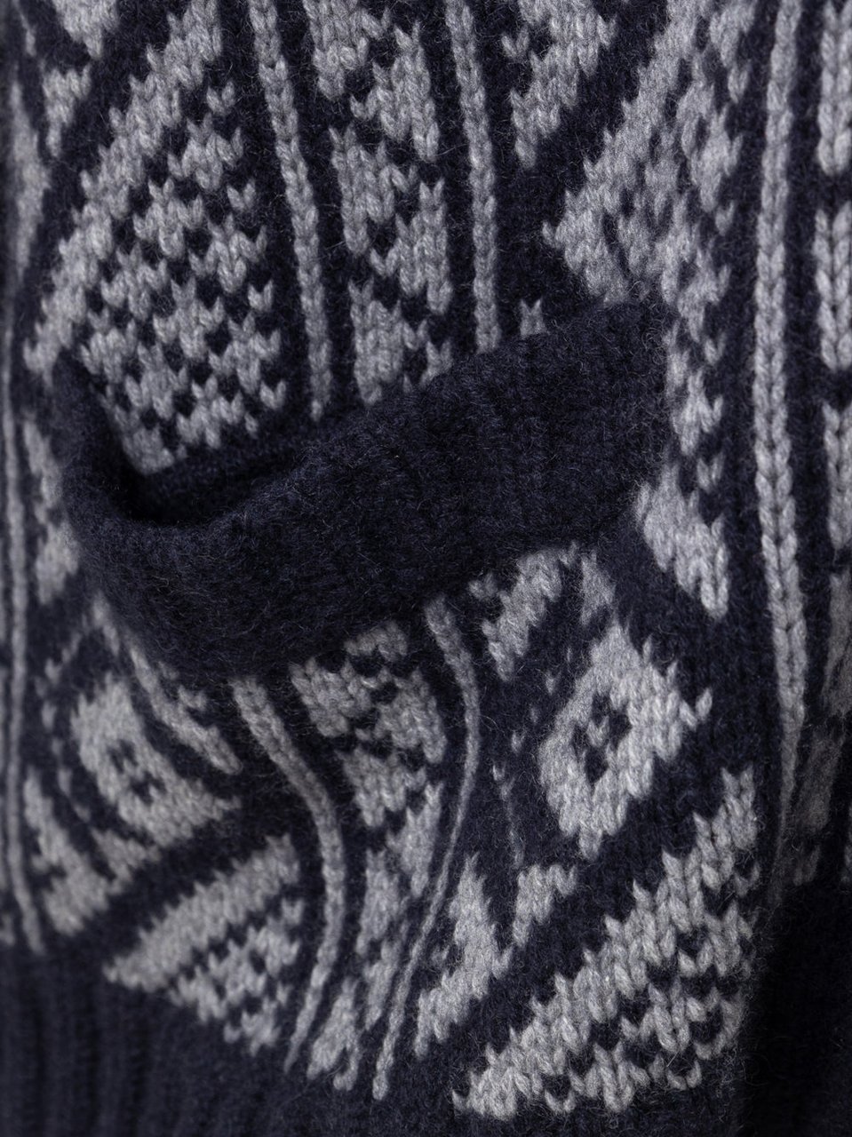Cruciani Cardigans Grey/Blue Divers
