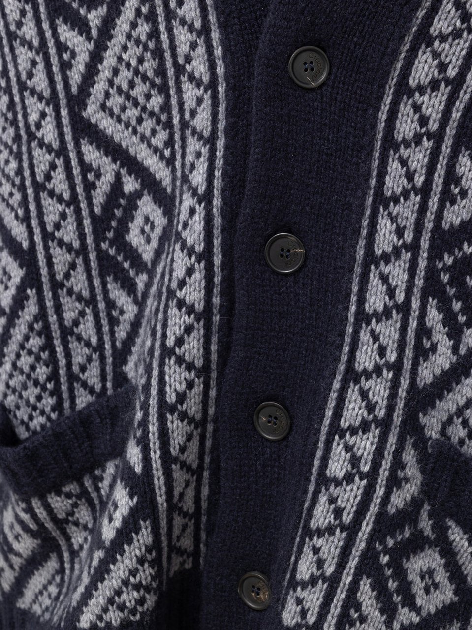 Cruciani Cardigans Grey/Blue Divers