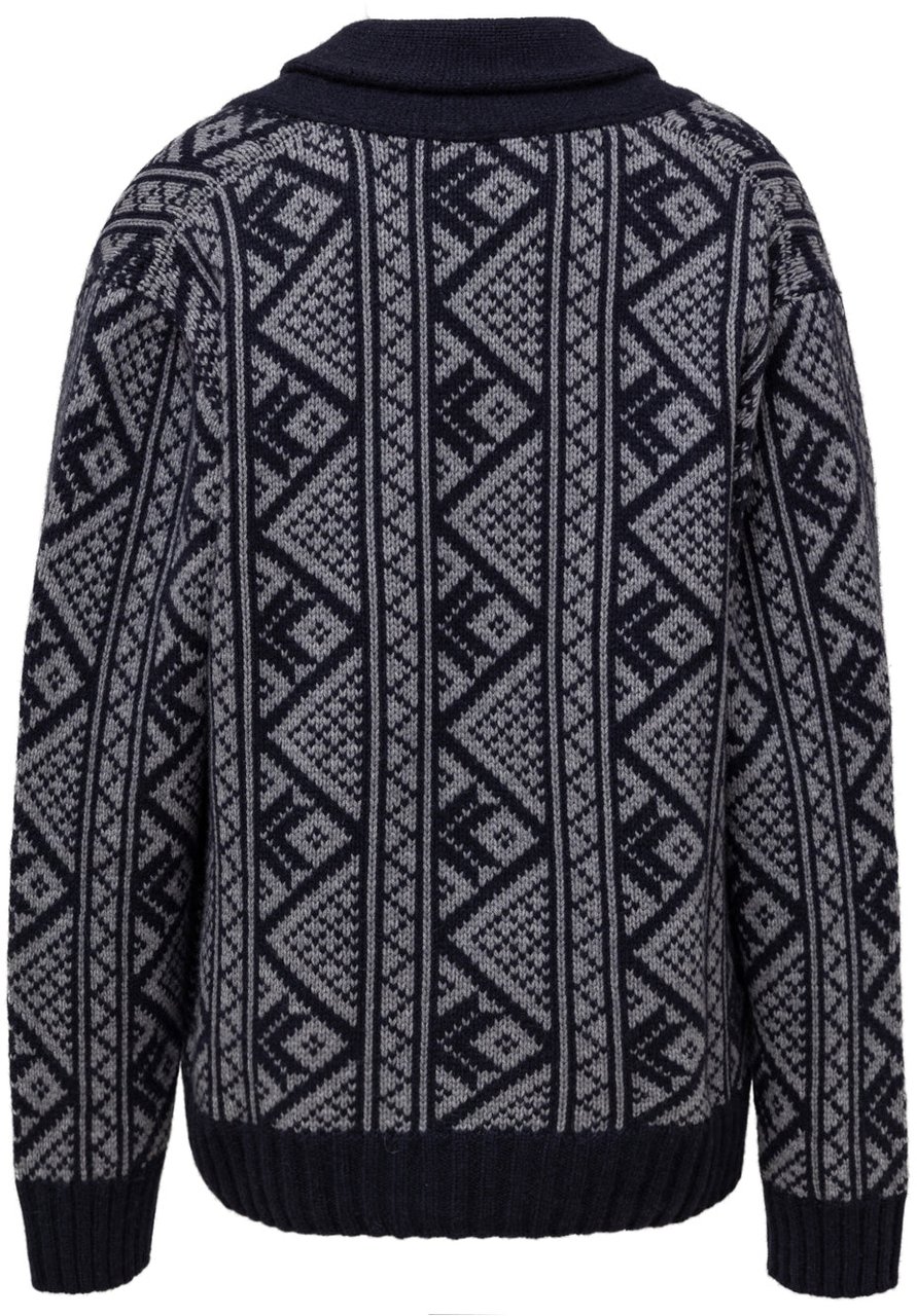 Cruciani Cardigans Grey/Blue Divers