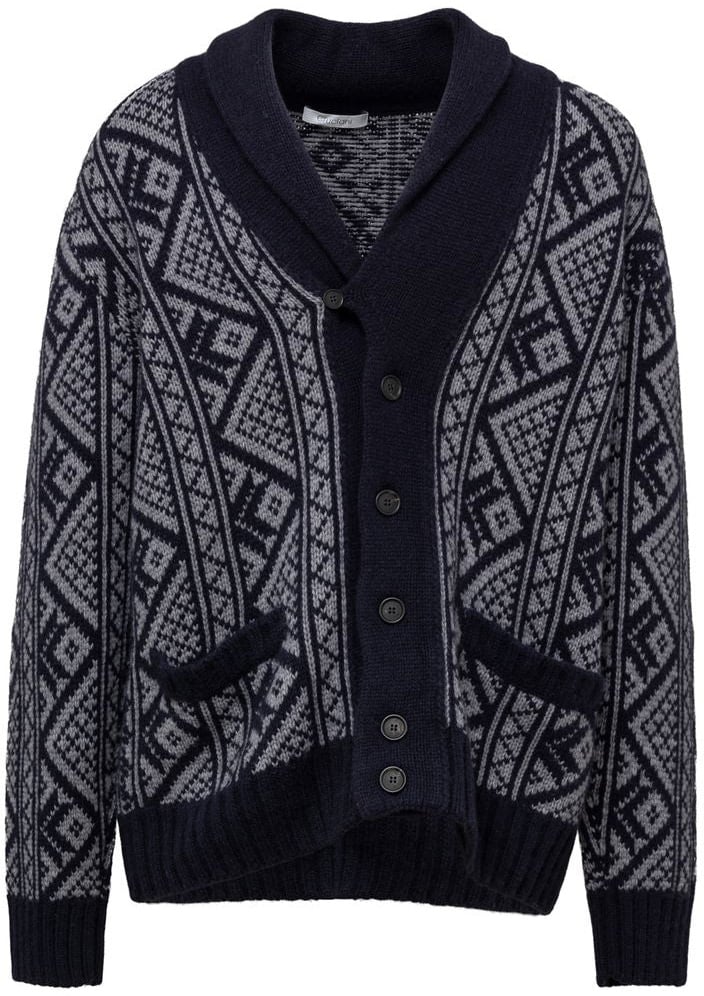 Cruciani Bicolor Cashmere Cardigan Divers