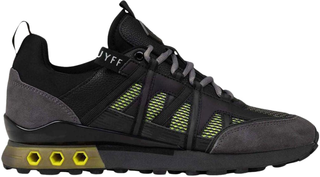 Cruyff Fearia Futura - Wave Mesh/Suede Sneaker Grijs