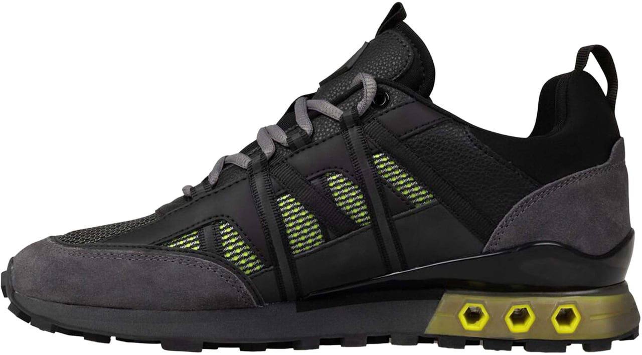 Cruyff Fearia Futura - Wave Mesh/Suede Sneaker Grijs