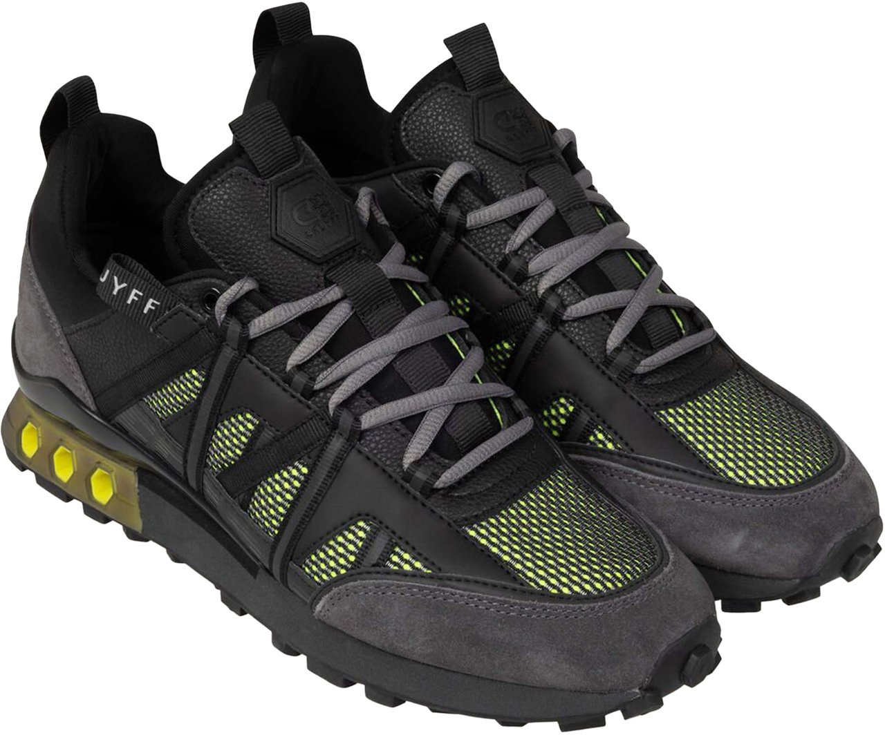 Cruyff Fearia Futura - Wave Mesh/Suede Sneaker Grijs