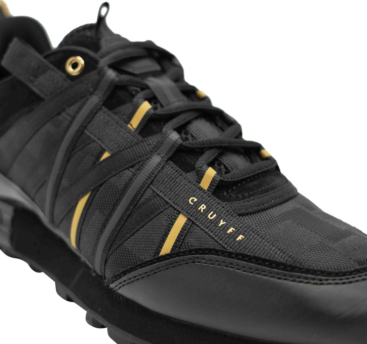 Cruyff Fearia Hex-Tech - Teknit Mesh/Matt  Sneaker Zwart