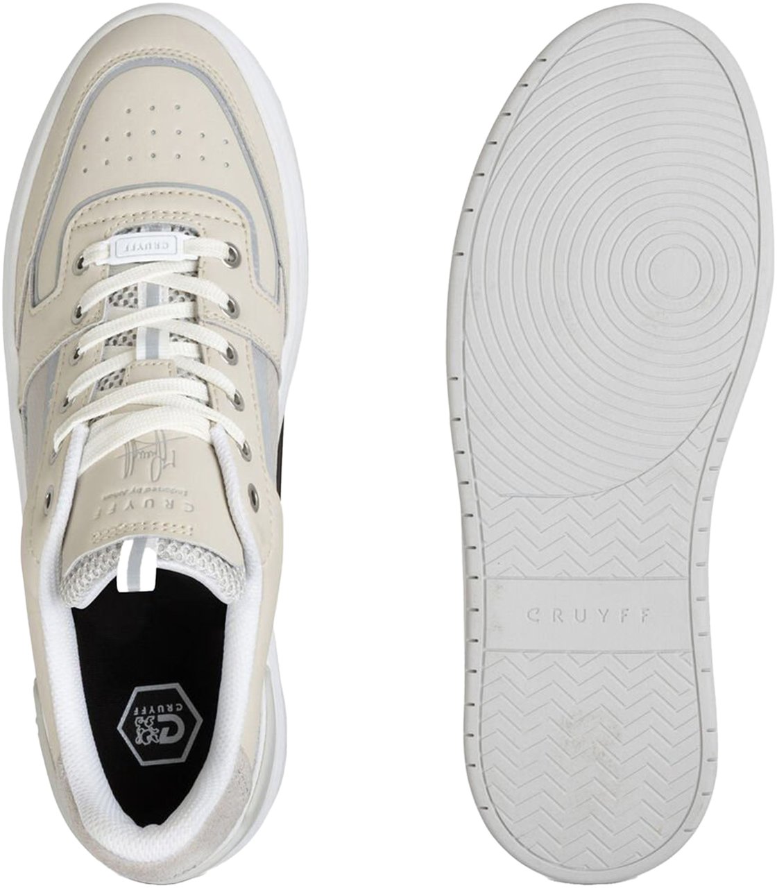 Cruyff Endorsed Tech Sneakers Wit