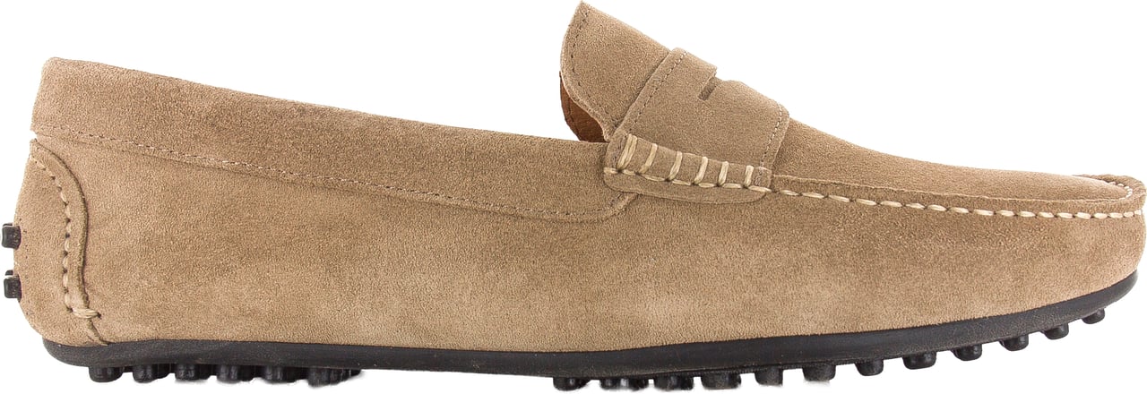CTWLK Ctwlk. - Hugo corda suède loafers taupe Beige