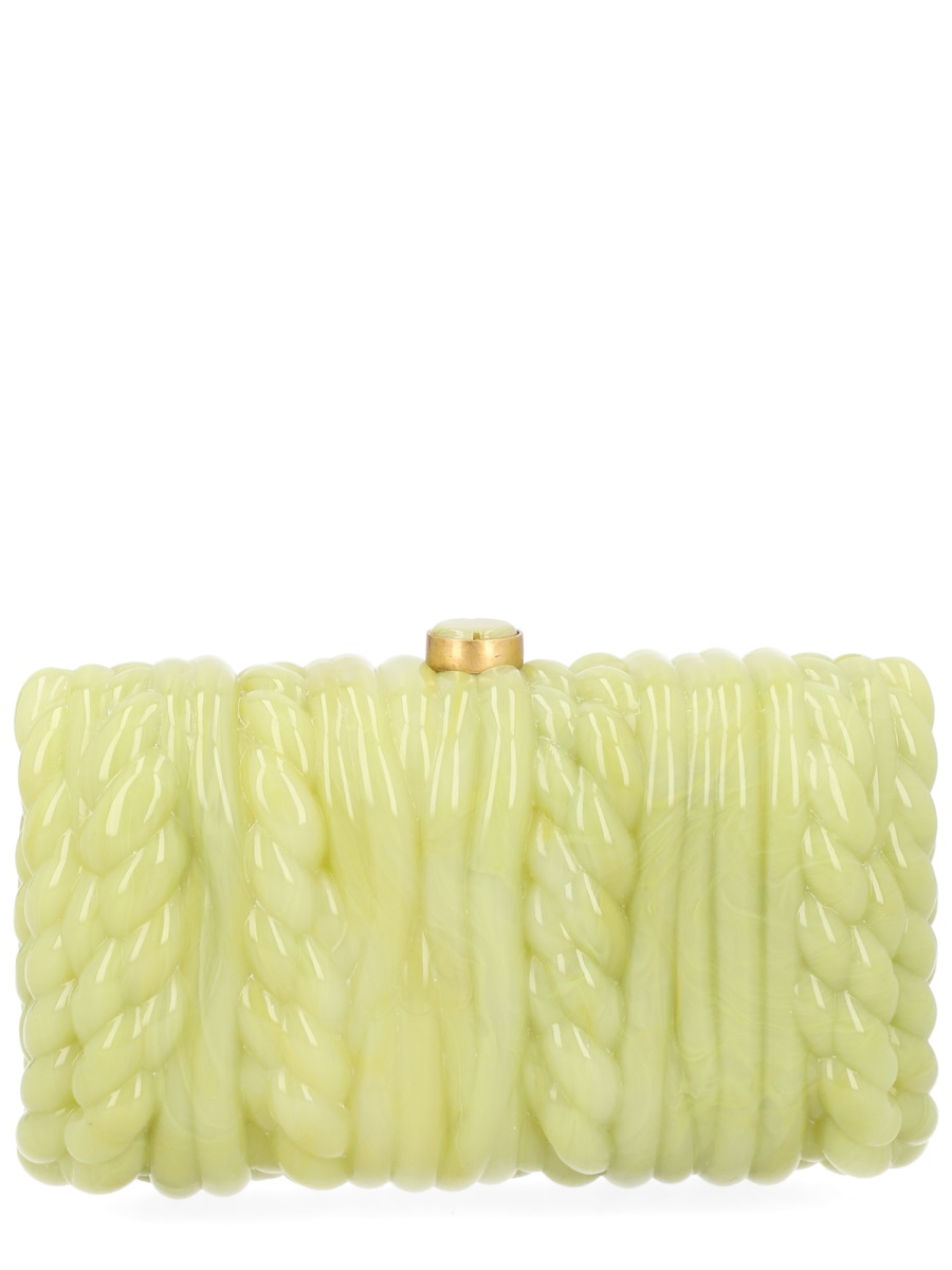 Cult Gaia Helene Twisted Rope Gold Clutch Goud