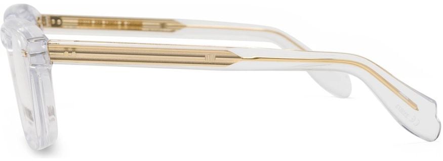 Cutler & Gross Cg 1416 Transparent Acetate Square Frame Optical Glasses Wit