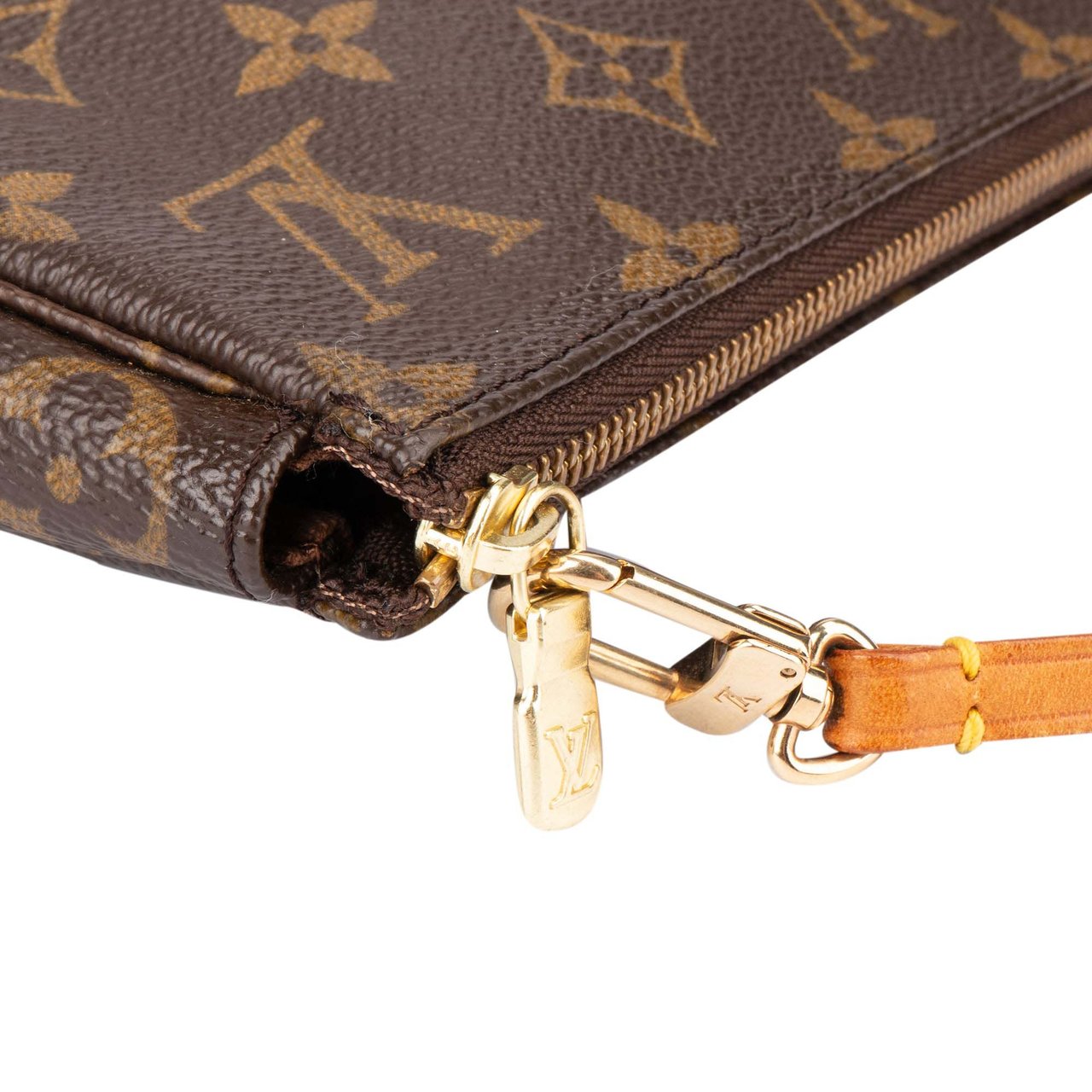 Louis Vuitton Louis Vuitton Canvas Monogram Pochette Accessoire Handbag Bruin