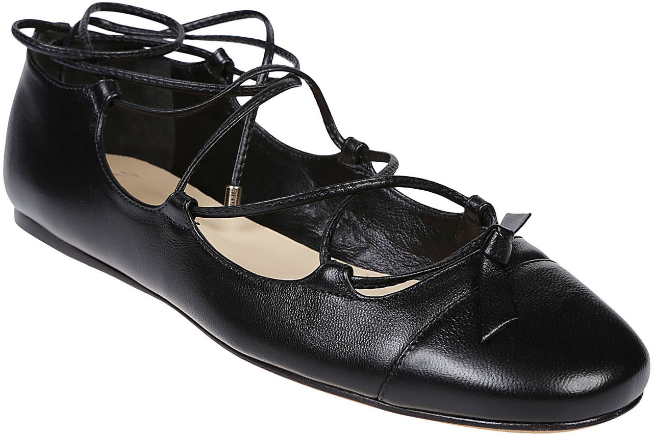 Alexandre Birman Slim Carita Flat Ballerinas Black Zwart
