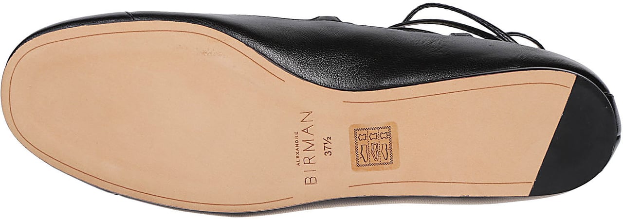 Alexandre Birman Slim Carita Flat Ballerinas Black Zwart