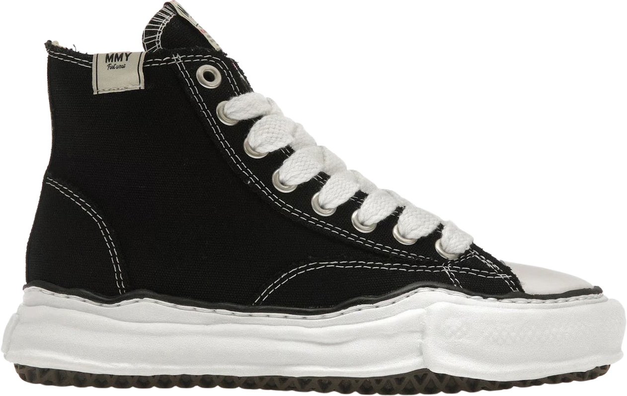 Maison Mihara Yasuhiro Maison Mihara Yasuhiro Peterson OG Sole Canvas High Black Zwart