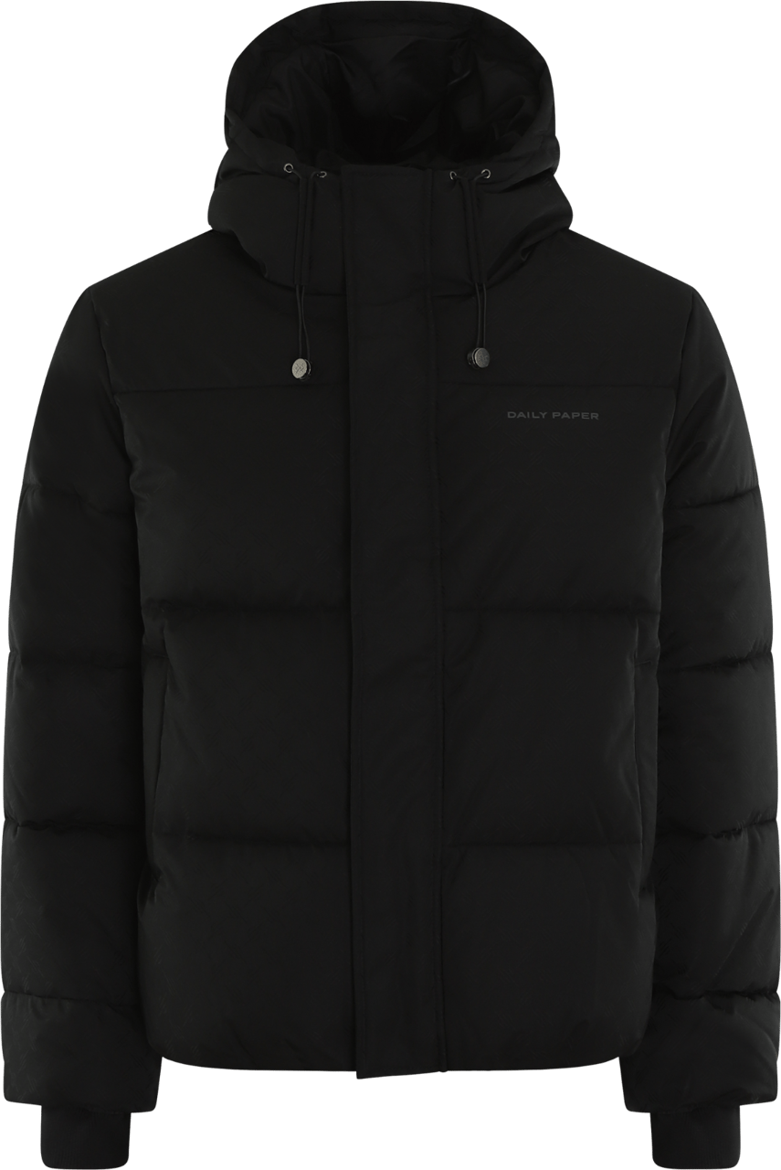 Daily Paper Heren Monogram Puffer Jacket Zwart