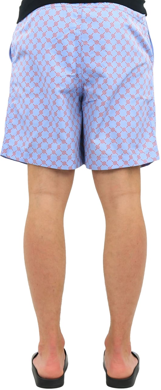 Daily Paper Heren Kali 2 Short Blauw/Rood Blauw