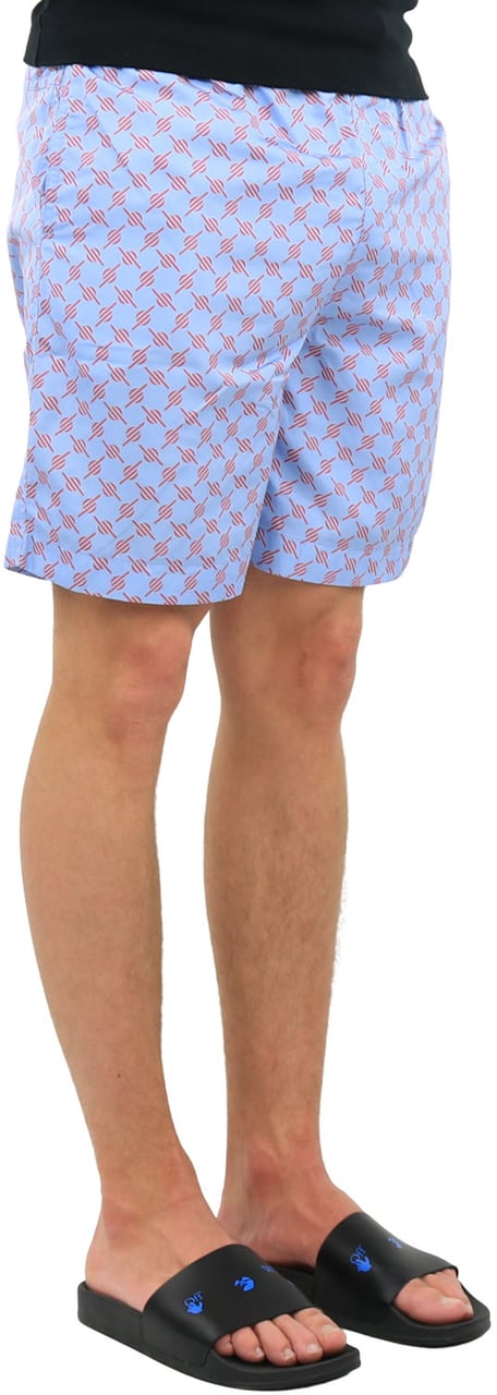 Daily Paper Heren Kali 2 Short Blauw/Rood Blauw