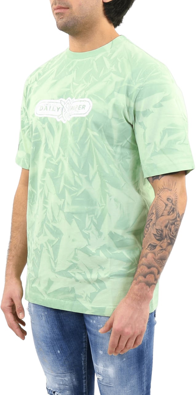 Daily Paper Heren Menef T-Shirt Groen Groen