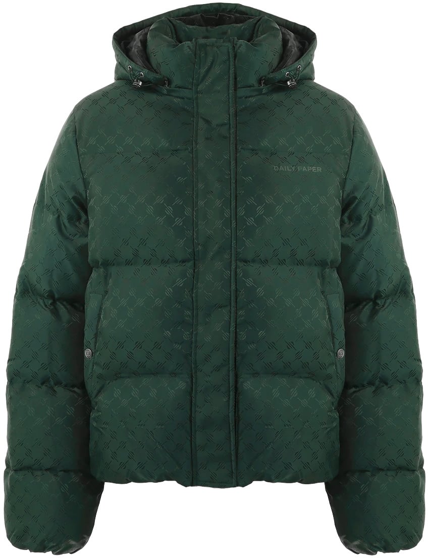 Daily Paper Heren Ravan Puffer Jacket Groen Groen