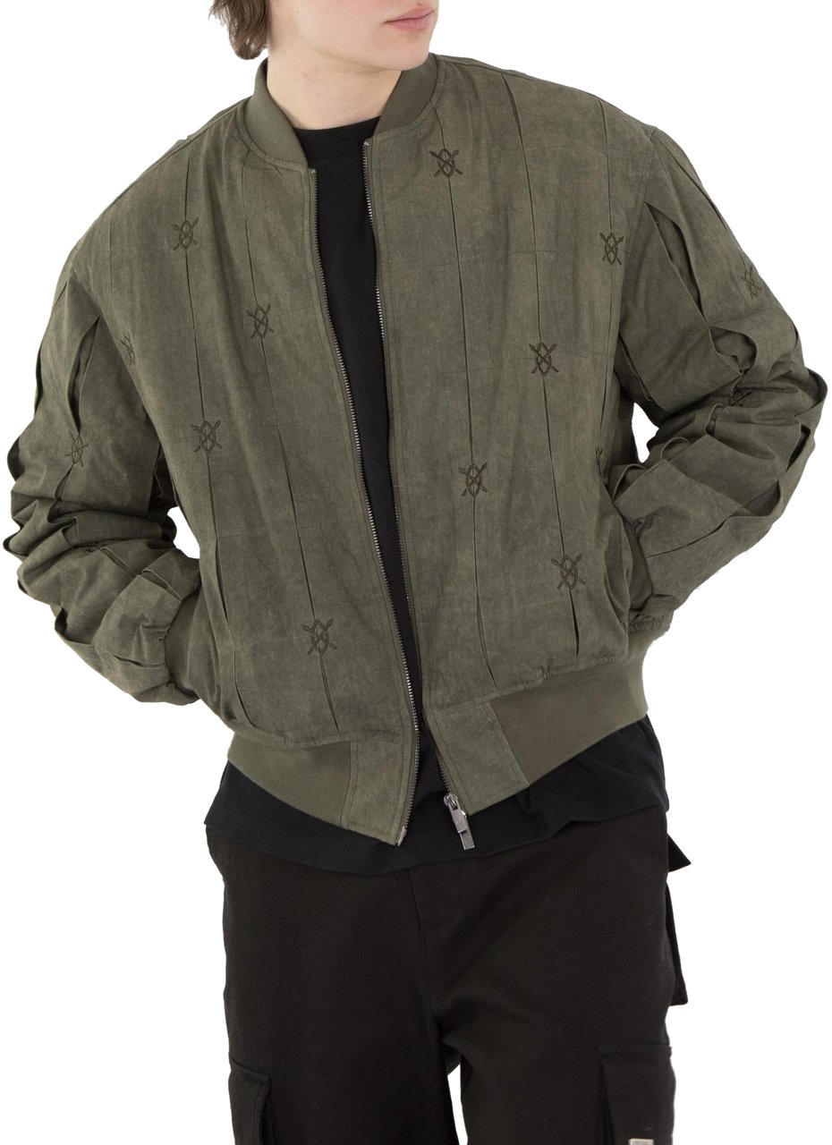 Daily Paper Heren Rasal Bomber Jacket Groen Groen