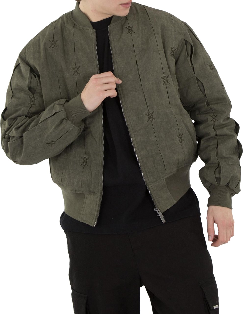 Daily Paper Heren Rasal Bomber Jacket Groen Groen