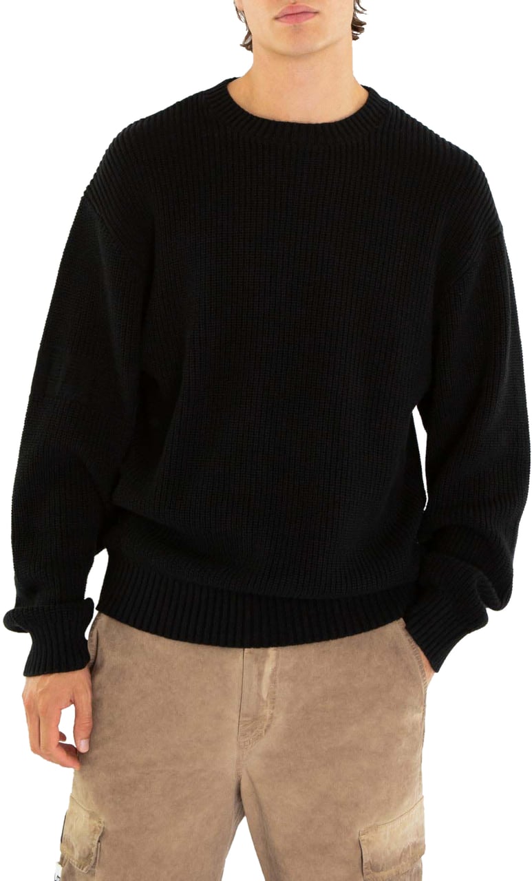 Daily Paper Heren Band Knit Sweater Zwart