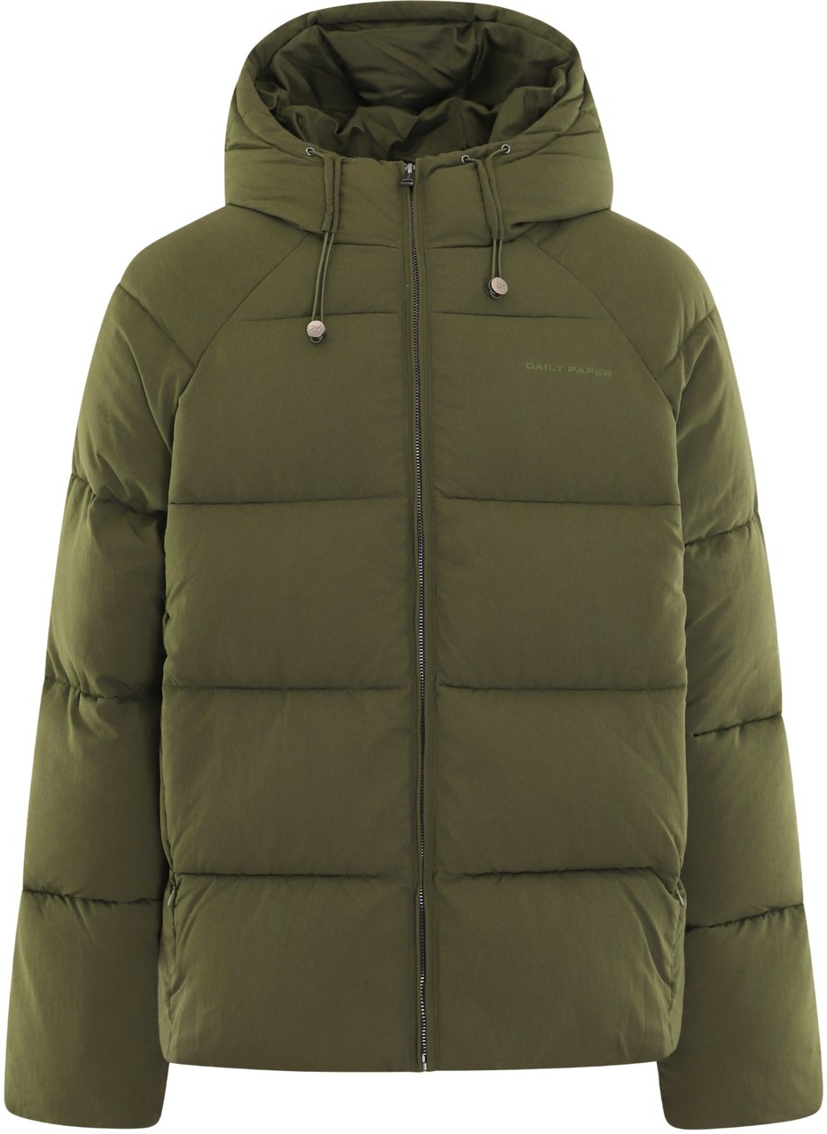 Daily Paper Heren Relaxed Puffer Groen Groen