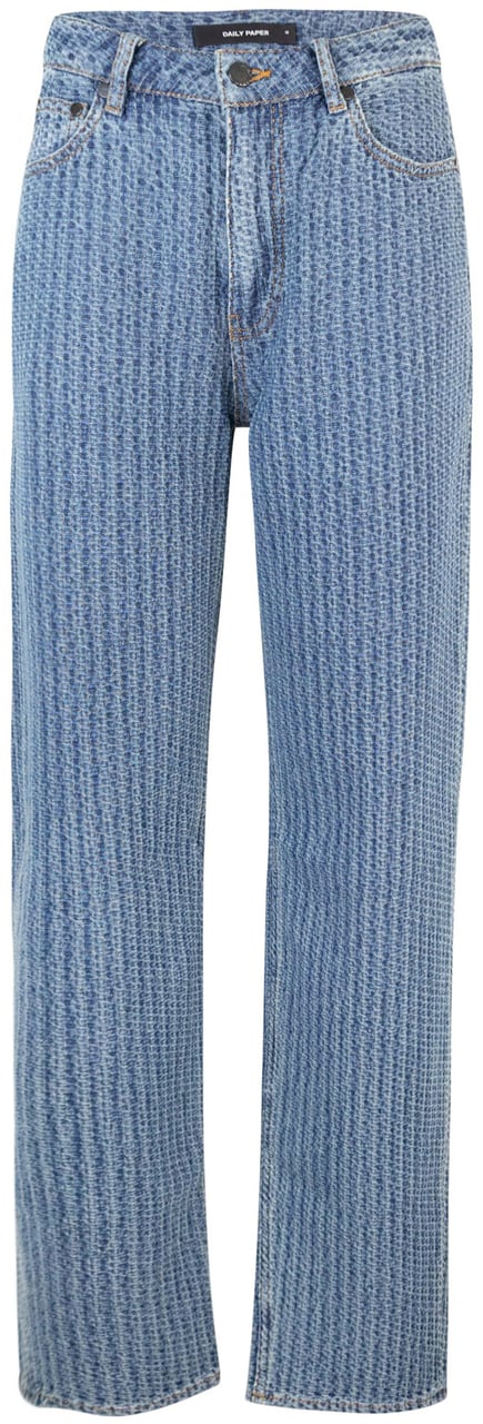 Daily Paper Trousers Blue Blauw