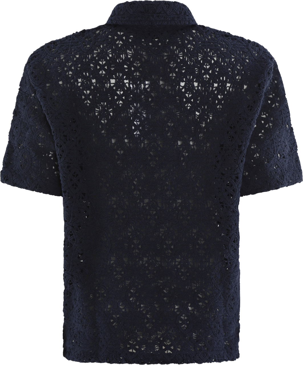 Daily Paper Heren Lace Shield Shirt Blauw Blauw