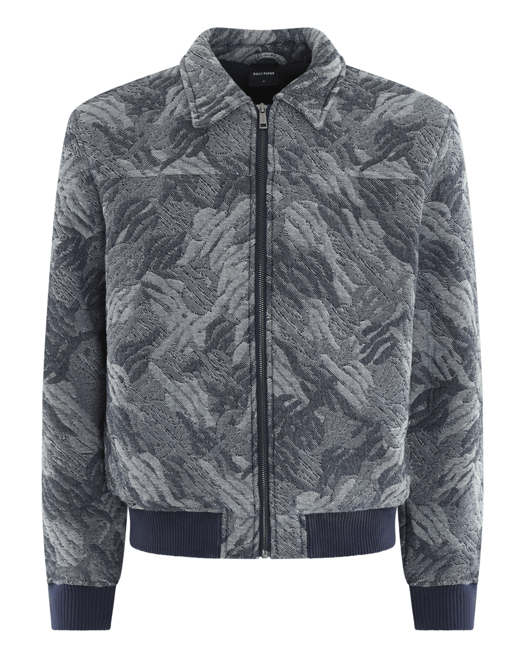 Daily Paper Heren Denim Bomber Camo Grijs Grijs