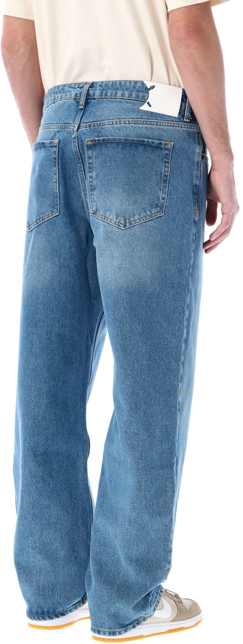 Daily Paper Wide Denim Blu Blauw