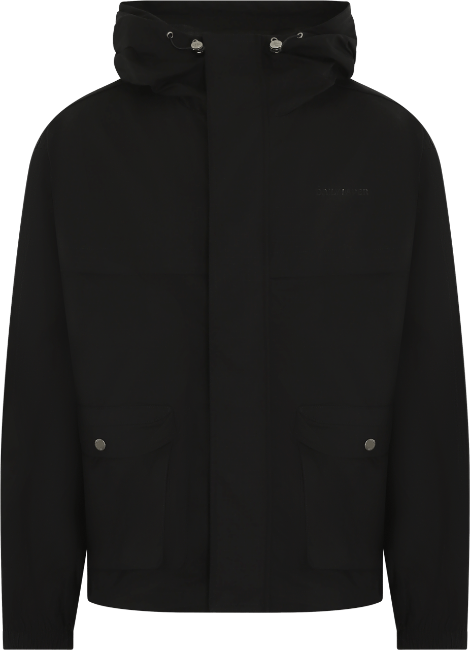 Daily Paper Heren Ripstop Cargo Jacket Zwart Zwart