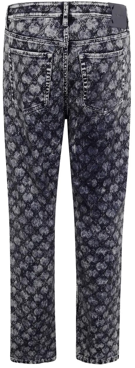 Daily Paper jean a patch logo 2 Blauw