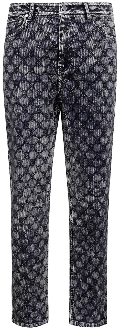 Daily Paper jean a patch logo 2 Blauw