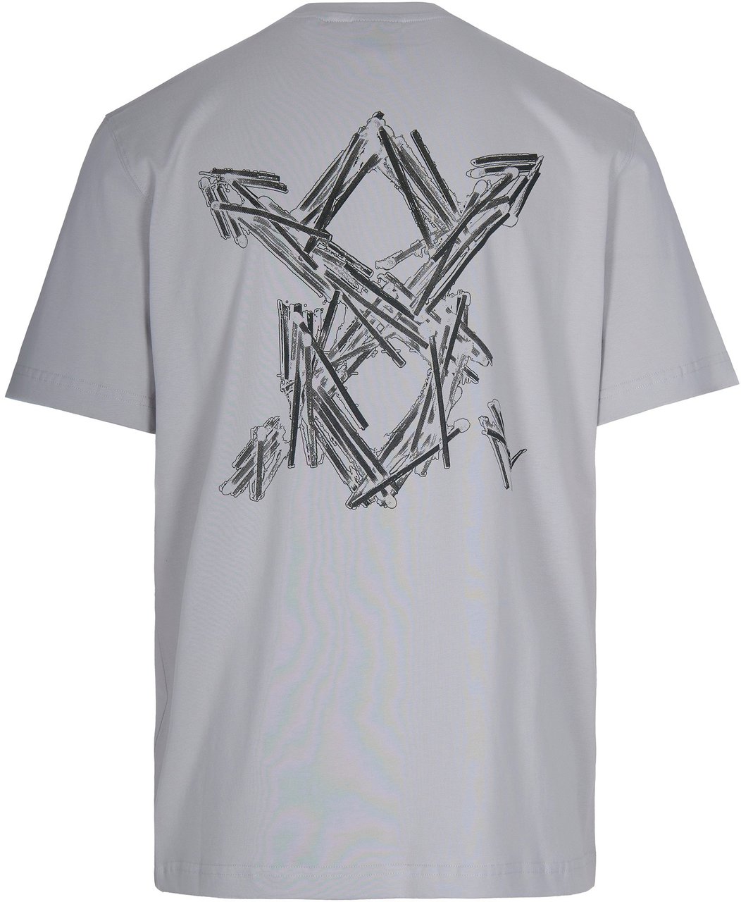 Daily Paper T-Shirts And Polos Micro Chip Grey Grijs