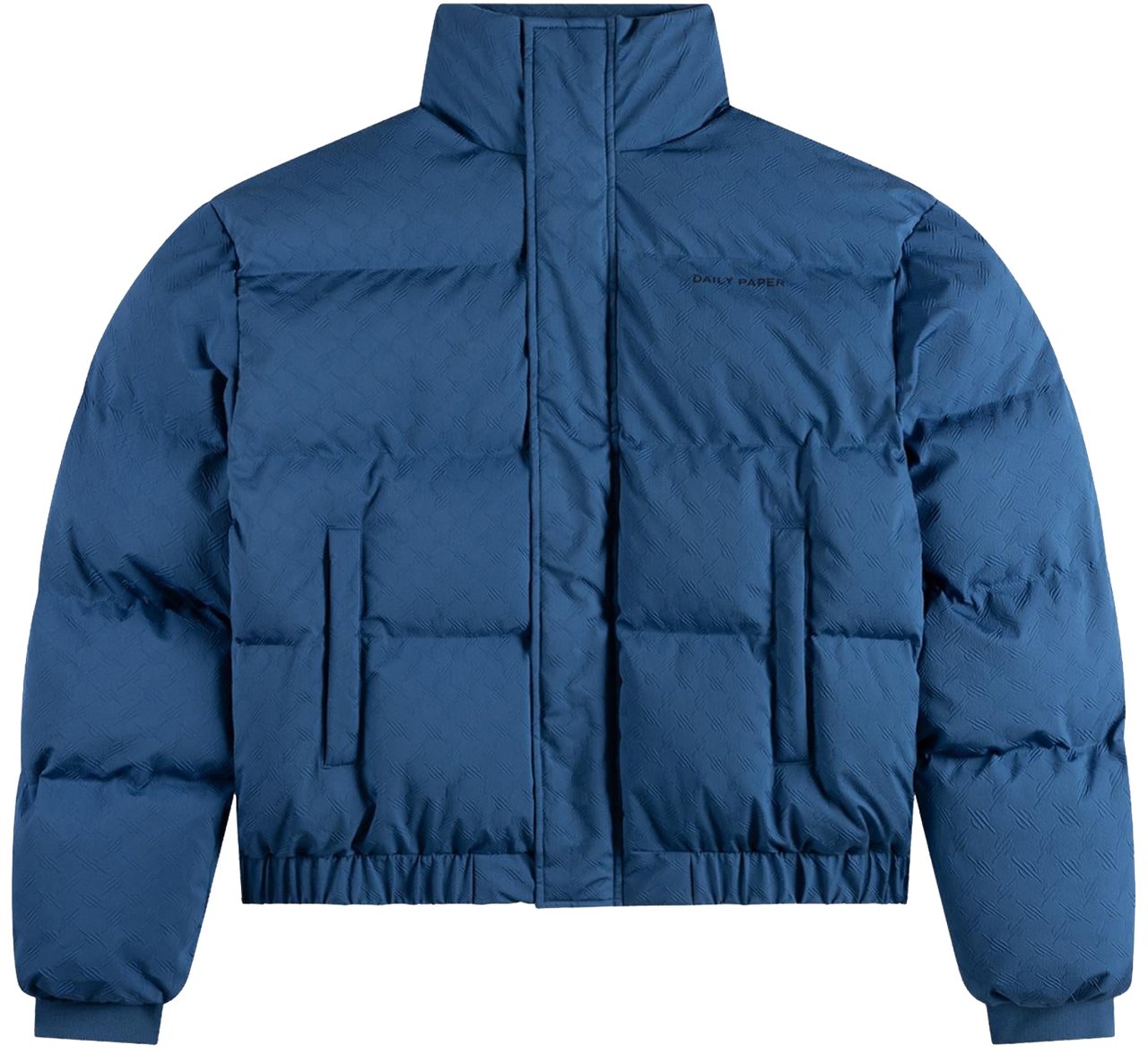 Daily Paper Heren Renako Monogram Puffer Blauw Blauw