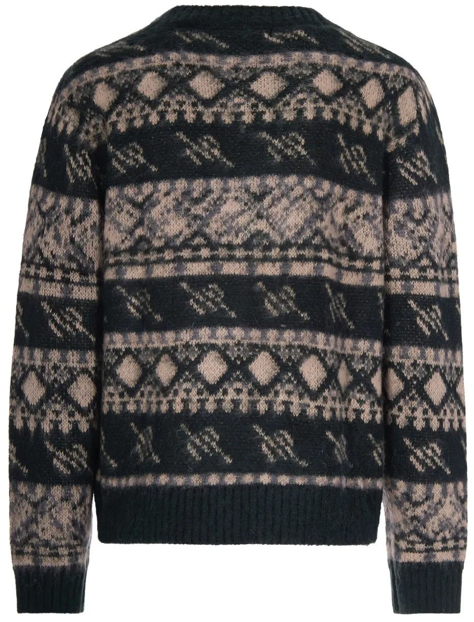 Daily Paper cardigan boutonne a motif Divers