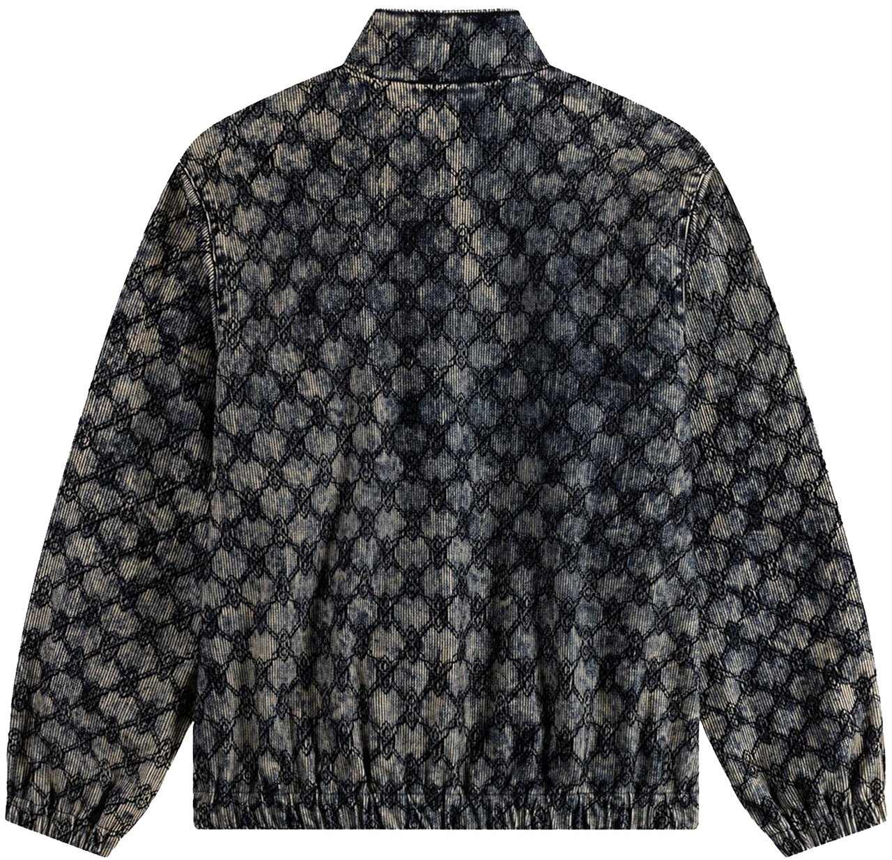 Daily Paper Heren Velvet Track Jacket Blauw Blauw