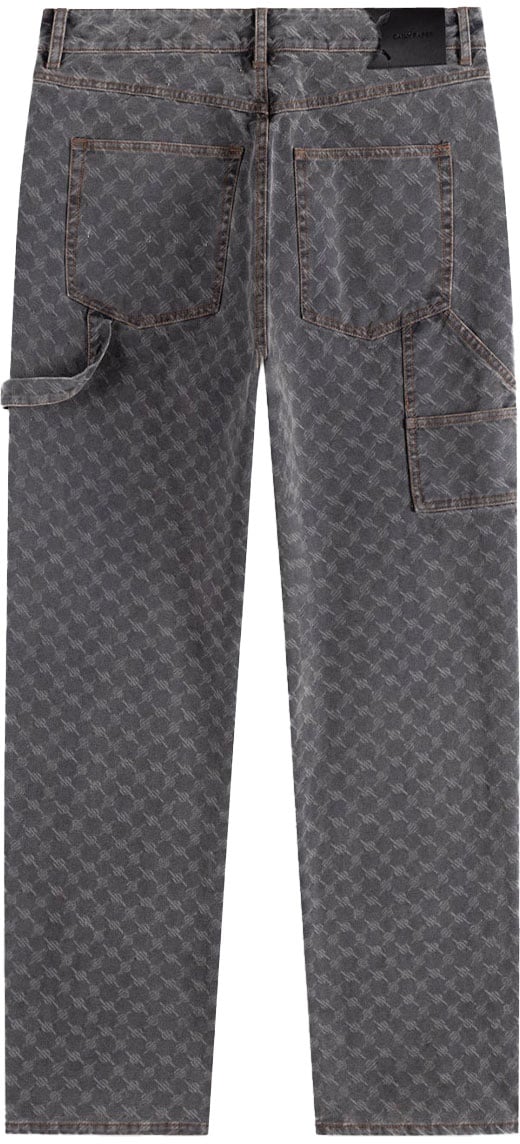 Daily Paper jean amba gris a monogramme Grijs